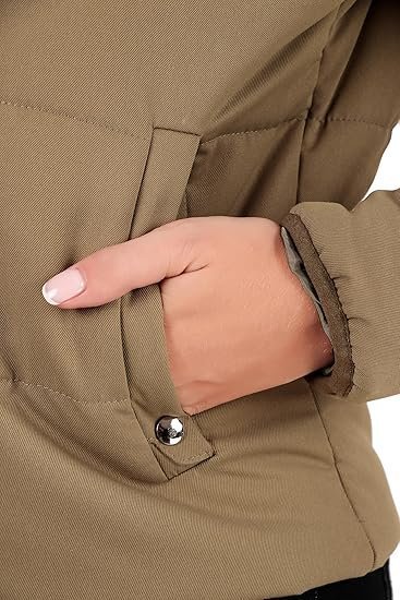Cotton Women's Crop Winterwear Jacket – Stylish, Warm, and Comfortable for Ultimate Winter Protection - Image 4