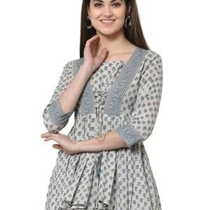 Womens Cotton Printed Regular Top