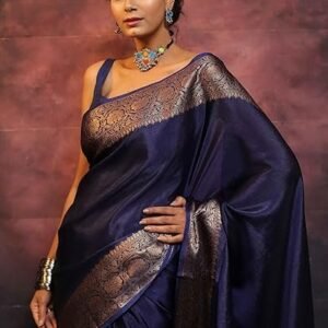 Women's Banarasi Saree Pure Kanjivaram Silk Saree Soft new ladies 2025 Design Wear Pattu Sarees Latest Sadi Party Sari collections With Blouse Piece