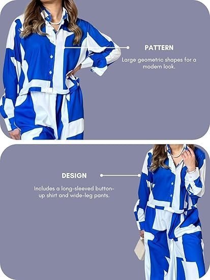 Women Co Ord Set for Women | Co Ord Set for Women Stylish | Festive Co Ord Set for Women | Travel Co Ord Set for Women | Full Sleeve Women Co Ord set - Image 2