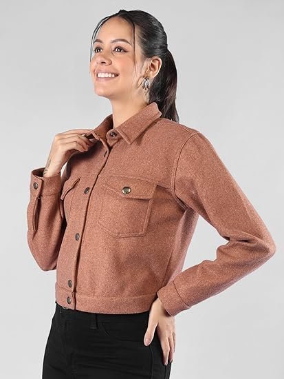 Women's Corduroy Long length Jacket - Image 3