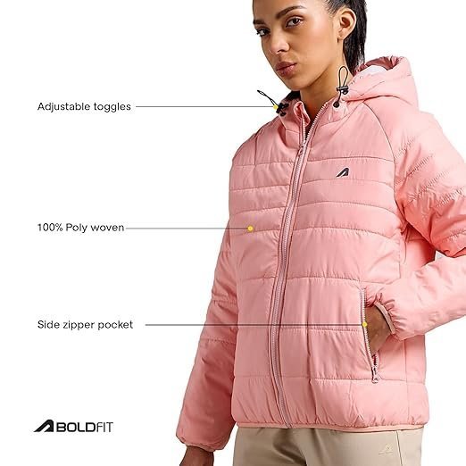 jacket for woman puffer winter jacket for woman standard length jackets for women stylish latest hooded winter wear jackets for women cozy jerkins for ladies - Image 4