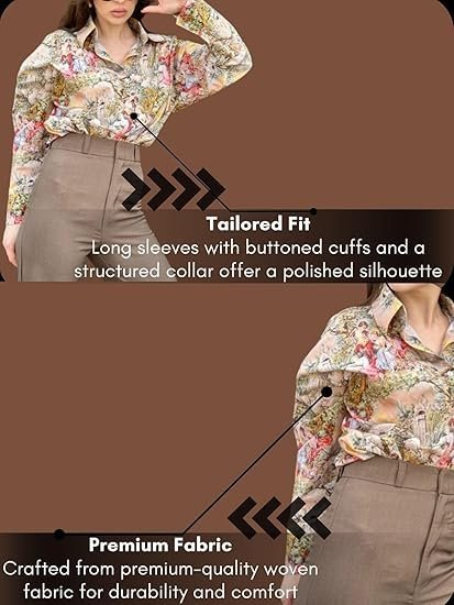 Shirt for Women | Shirt | Long | Tops for Women | Oversized | Korean Style Long Sleeve Oversized Button Down - Image 4