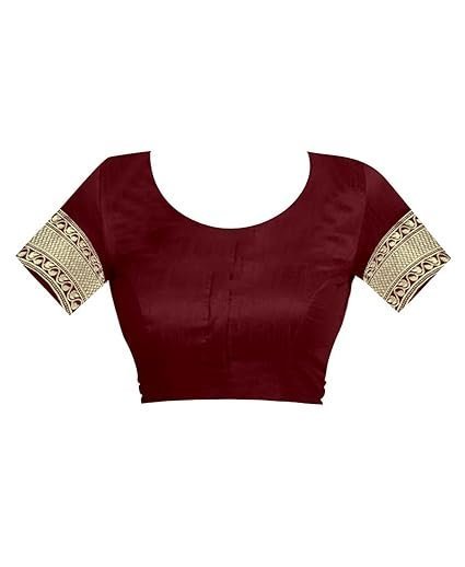 Women's Kanjivaram Silk Sari Pure Banarasi Soft Silk Sarees With Blouse Piece For Wedding (Pari100-51) - Image 4