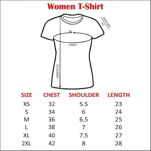 Women's 100% Cotton Printed Regular fit Round Neck T-Shirt WMN-04 - Image 2