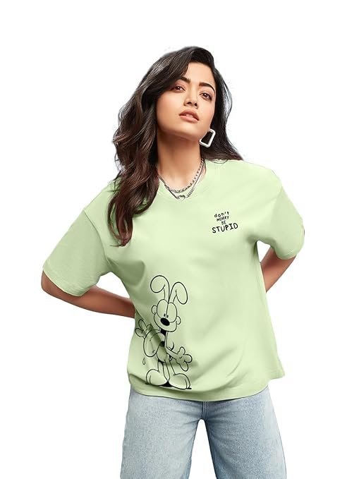 Women's Graphic Oversized Fit T-Shirt