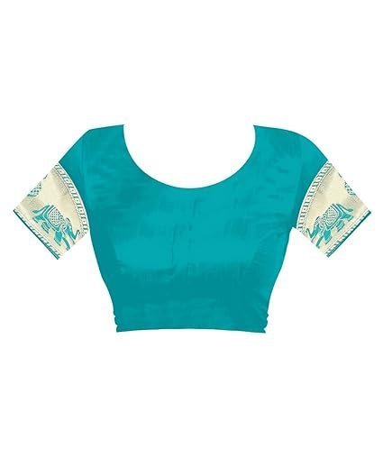 Women's Pure Soft Kanjivaram Silk Saree Banarasi Design Style With Blouse Piece for Wedding (Pari9016-51) - Image 2