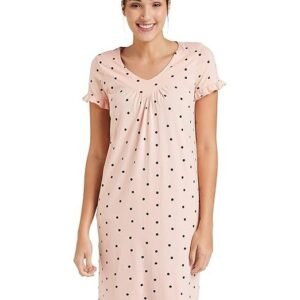 Women's Cotton Knee Length Regular Fit Nighty | Night Dress (Available in Plus Sizes)