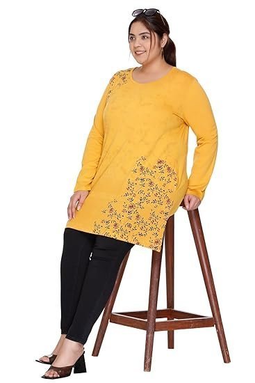 Women Printed Full Sleeve Cotton Tshirt Combo| Small - 4XL Size - Image 5