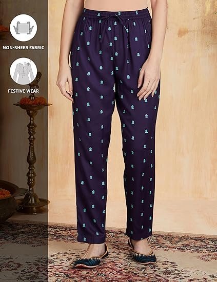 Women's Rayon Floral Kurta and Pant Set - Image 3