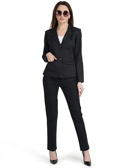 Casual Formal Blazer for Women || Regular Fit Stylish Blazer for Women's Black - Image 2