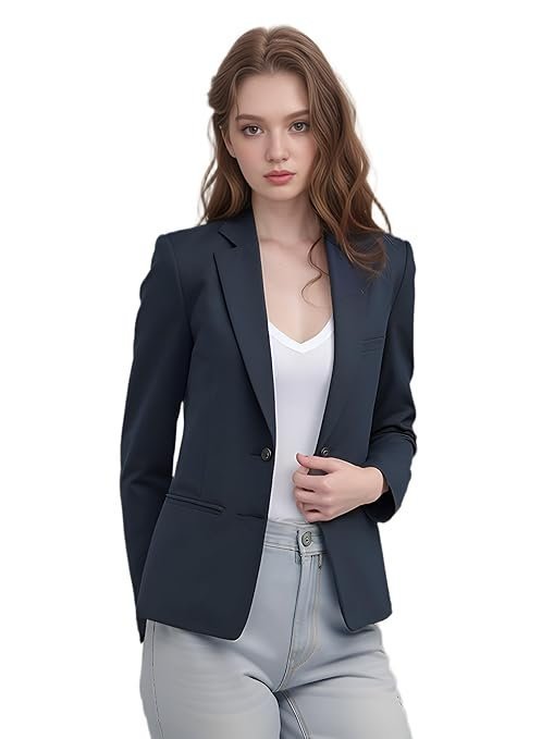 Long Blazer for Women Casual & Professional Look, Durable Satin Coat