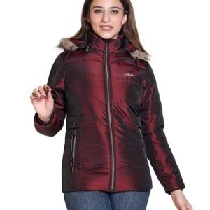 Winter wear Full Sleeve Women's Solid Quilted Jacket