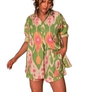 Women – Trendy Korean Summer Travel Outfit | Pajama Set For Women & Girl for Beach & Holiday Look