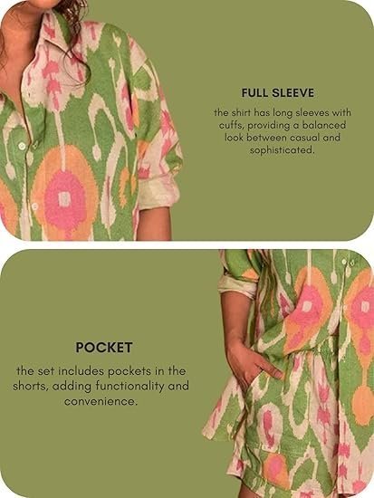 Women – Trendy Korean Summer Travel Outfit | Pajama Set For Women & Girl for Beach & Holiday Look - Image 2