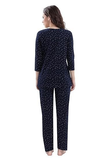 Women's Cotton Printed Night Suit - Image 2