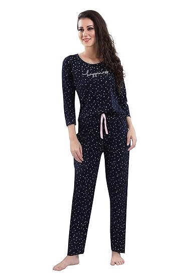 Women's Cotton Printed Night Suit - Image 3