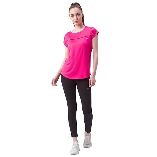Ladies Polyester Dry Fit Western Shirts & Tshirts for Women, Quick Drying & Breathable Fabric, Gym Wear Tees & Workout Tops - Image 4