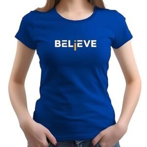 Women Cotton Printed Regular Fit T-Shirt | Stylish Round Neck Graphic Tshirt - WRN-BELI