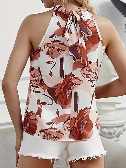 Women's Printed Rayon Shirt Top for Women | Western Shirt for Women Stylish Latest | Office Wear Crop Top Blouse(TO-04) - Image 2