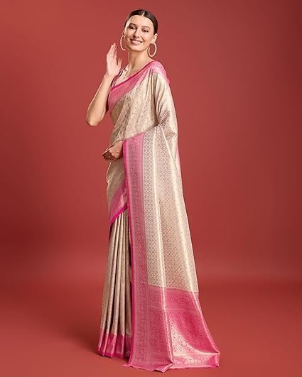 Silk Weave typeZari Occasion typeTraditional Included componentsSaree Care instructionsDry Clean Only Country of OriginIndia - Image 3