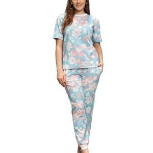 Co ord Set for Women Stylish | Treandy Pajama Set | Trendy Summer Travel Outfit | Lightweight 2 Piece Co ord Set for Holiday Vacation Wear