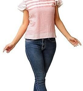 Women's Stripe Printed Regular Fit Top for Women