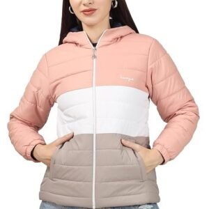 Women's Standard Length Polyester Blend Winter Jacket Warm, Girls Jacket, Women Jacket Stylish Solid Color Stylish Jacket For Women