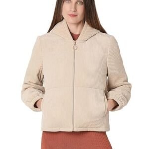 Women's Polyester Blend Standard Length A-Line Coat