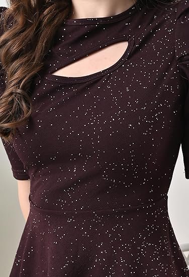 Women's Casual Stylish Peplum Top with Puffed Sleeves - Image 2
