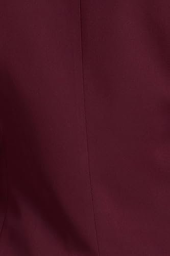 Gritty-Burgundy Single Breasted Blazer - Image 2