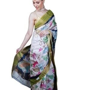 Women's handwoven pure katan silk banarasi saree with unstitched blouse material - suitable for all indian occasions,wedding and festivals