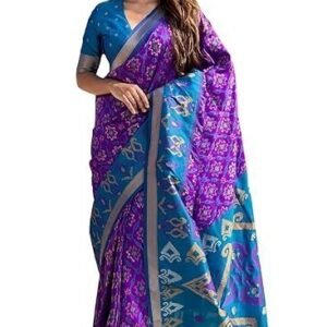 Kanjivaram Patola Soft Silk Sarees With Unstitched Blouse Piece