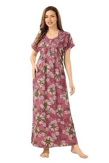 Women's soulemo women's printed alpine nighty 1676
