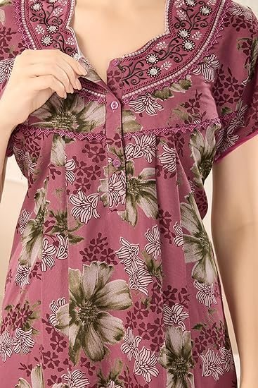 Women's soulemo women's printed alpine nighty 1676 - Image 6