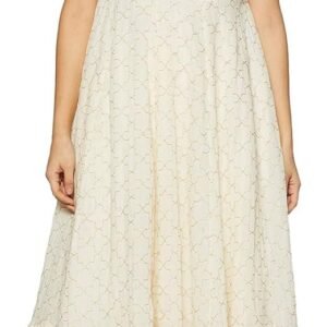 Women Chanderi Cotton Flared Suit Set