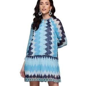 Blue Auriane Short Dress