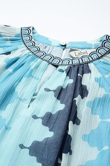 Blue Auriane Short Dress - Image 2