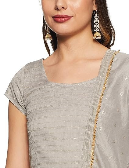 Women's Cotton Straight Salwar Suit Set - Image 2