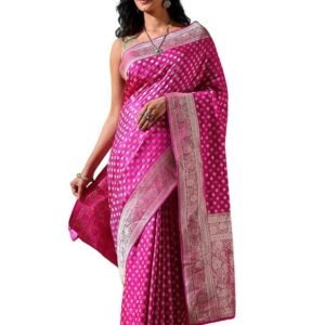 Saree For Women With Unstitched Blouse Piece (Pink-SAPP02AB0916)