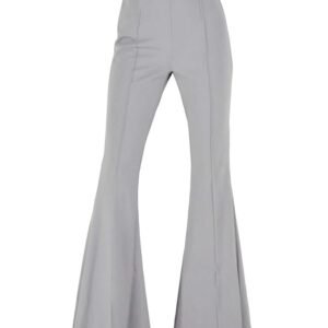 Women's High Waisted Flare Long Palazzo Pants Stretchy Bell Bottom Wide Leg Trousers