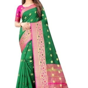 Latest Printed Designer Saree With Attached Blouse, Color Maroon